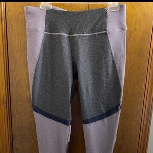 Calia Stylish Gray and Purple Leggings